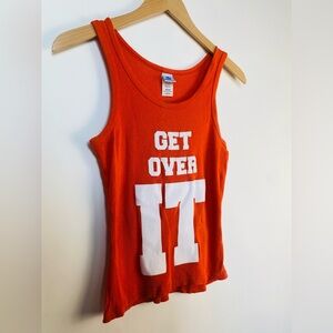 Vintage Y2K “Get Over It” Tank, Ragdoll — Rare!